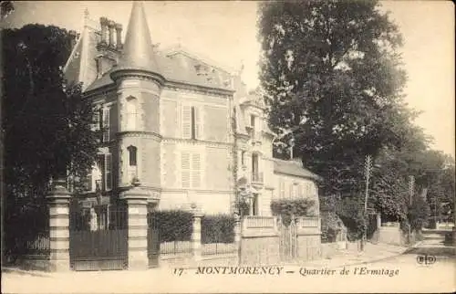 Ak Montmorency Val d’Oise, Quartier de l'Ermitage