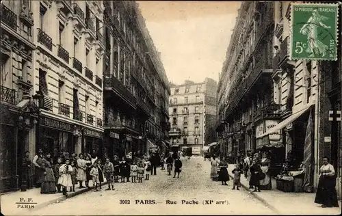 Ak Paris XI., Rue Pache