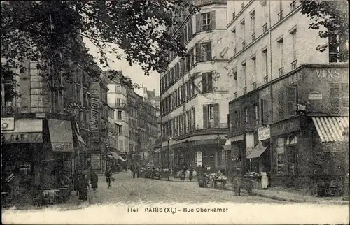 Ak Paris XI., Rue Oberkampf