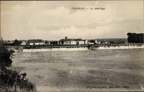 Ak Courlon Yonne, Le Barrage