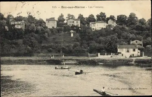 Ak Bry sur Marne Val de Marne, Les Coteaux