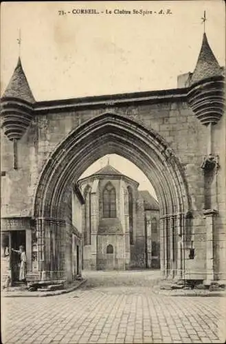 Ak Corbeil Essonne, Le Cloitre St. Spire