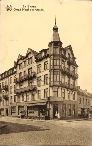 Ak La Panne De Panne Westflandern, Grand Hotel des Arcades