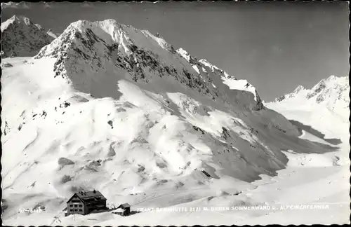 Ak Neustift im Stubaital in Tirol, Franz-Senn-Hütte, Sommerwand, Alpeinerferner