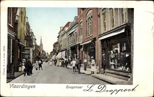 Ak Vlaardingen Südholland, Hoogstraat