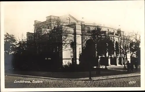 Ak Landskrona Schweden, Teatern