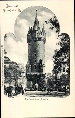 Ak Frankfurt am Main, Eschenheimer Turm