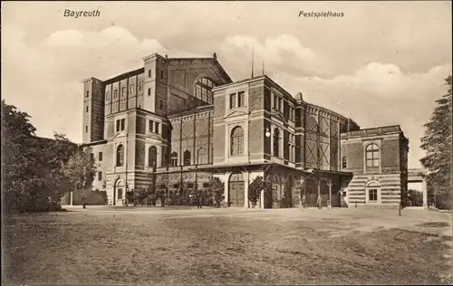 Ak Bayreuth in Oberfranken, Festspielhaus
