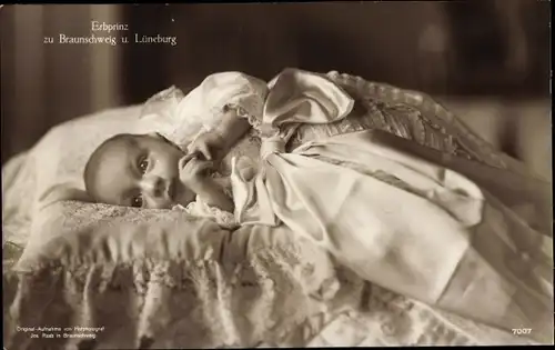 Ak Erbprinz Ernst August von Braunschweig und Lüneburg, Kinderportrait