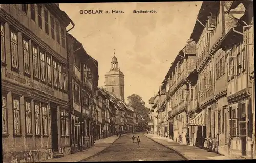 Ak Goslar am Harz, Breitestraße