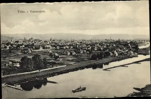 Ak Trier an der Mosel, Totalansicht