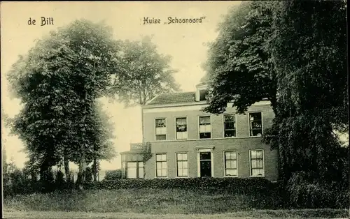 Ak Bilthoven De Bilt Utrecht Niederlande, Huize Schoonoord