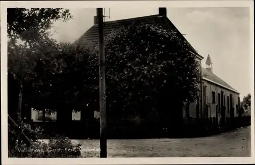 Ak Vollenhove Overijssel, Geref. Kerk, Cadoelaan