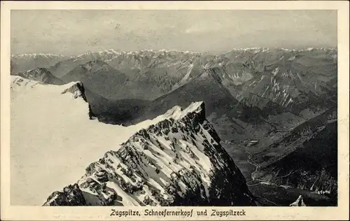 Ak Zugspitze, Schneefernerkopf, Zugspitzeck