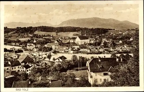 Ak Bad Tölz in Oberbayern, Ortsansicht