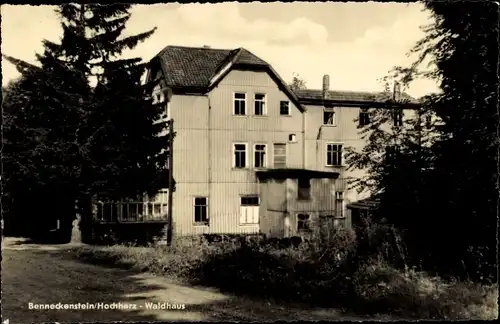 Ak Benneckenstein Oberharz am Brocken, Waldhaus