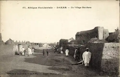 Ak Dakar, Senegal, ein Bambara-Dorf