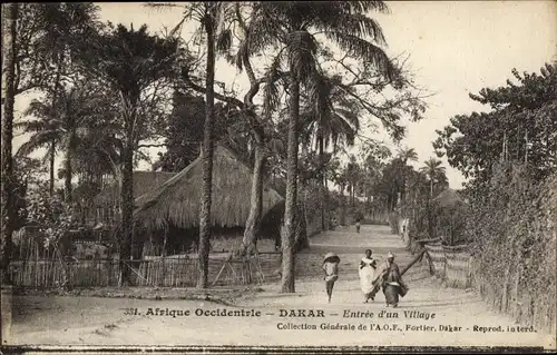 Ak AOF Senegal, Dorfeingang