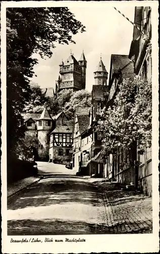 Ak Braunfels an der Lahn, Marktplatz