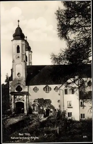 Ak Bad Tölz in Oberbayern, Kalvarienberg-Kirche