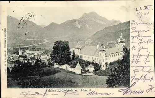 Ak Admont Steiermark, Schloss Röthelstein