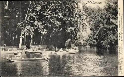 Ak Maksimir Zagreb Kroatien, See, Boote