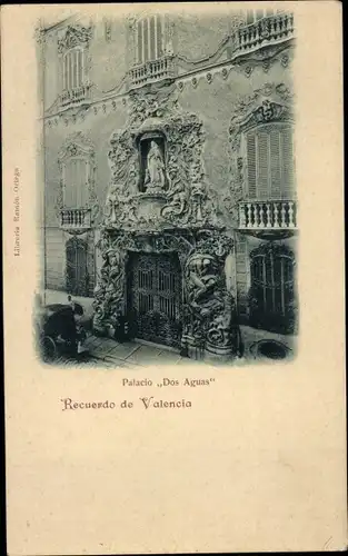 Ak-Stadt Valencia, Spanien, Palacio Dos Aguas