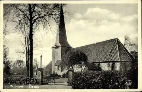 Ak Hamburg Wandsbek Rahlstedt, Kirche