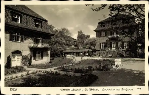 Ak Dresden Loschwitz, Dr. Weidners Sanatorium am Königspark