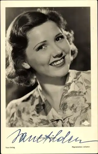 Ak Schauspielerin Jane Tilden, Portrait, Autogramm