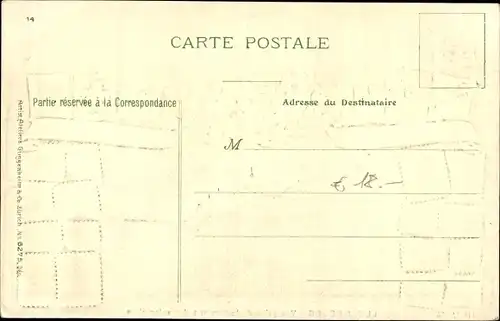 Präge Wappen Briefmarken Ak Luxembourg Luxemburg, Freiwilligenkaserne