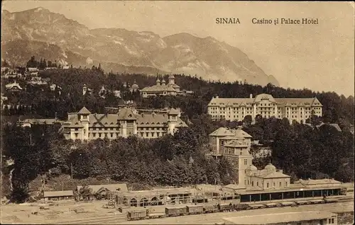 Ak Sinaia Rumänien, Casino si Palace Hotel