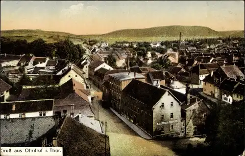 Ak Ohrdruf in Thüringen, Ortspartie
