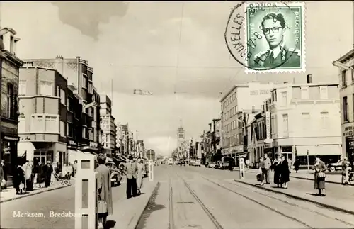 Ak Merxem Merksem Flandern Antwerpen, Bredabaan