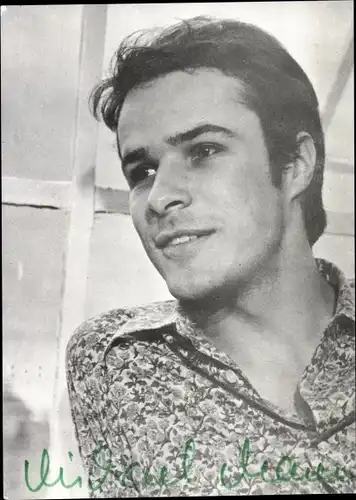 Foto Portrait Schauspieler und Sänger Michael Maien, Autogramm