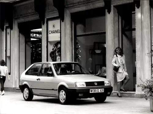 Foto Auto, Volkswagen Polo, Autokennzeichen WOB CL 631