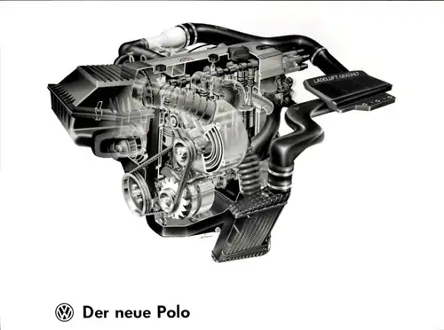 Foto Auto, Volkswagen Polo, G 40-Motor, Ladeluftkühlung