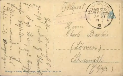 Ak Deutsches Kriegsschiff, SMS Nassau, Großlinienschiff