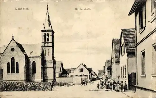 Ak Neuhofen in der Pfalz, Kirchenstraße