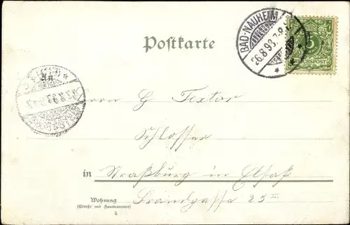 Künstler Ak Butzbach im Taunus Hessen, Gewerbeausstellung 1898