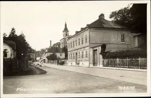 Foto Ak Wien 23 Liesing Kalksburg, Straßenpartie