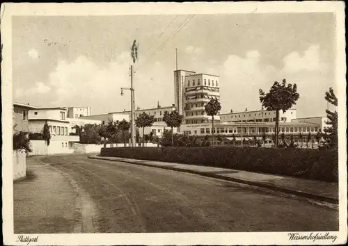 Ak Stuttgart am Neckar, Weissenhofsiedlung