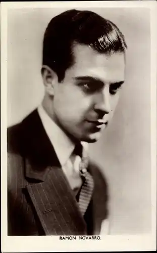 Ak Schauspieler Ramon Novarro, Portrait