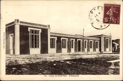 Ak Suippes Marne, Camp de Suippes, L'Infirmerie