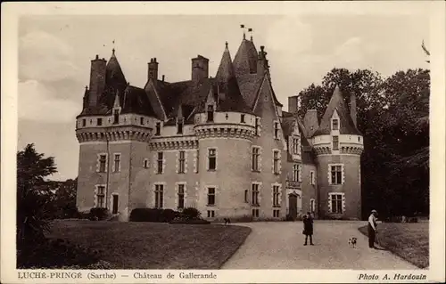 Ak Luché Pringé Sarthe, Chateau de Gallerande