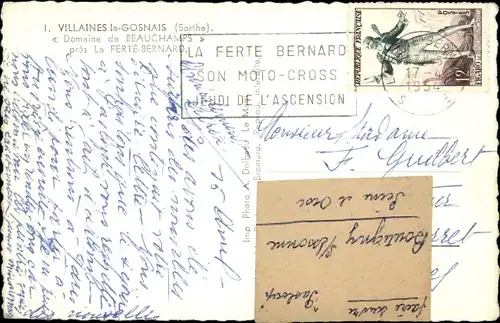 Ak Villaines la Gosnais Sarthe, Domaine de Beauchamps