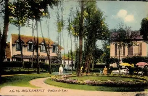 Ak Montmorency Val d'Oise, Pavillon de Flore