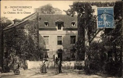 Ak Montmorency Val d'Oise, Forêt, Chateau de la Chasse