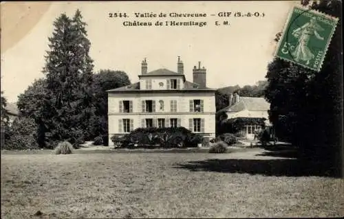Ak Gif Essonne, Chateau de l'Hermitage