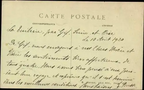 Ak Gif Essonne, Schloss